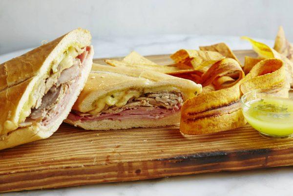 A classic Cubano sandwich. (Courtesy of Porto's Bakery & Cafe)