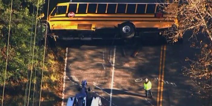 School Bus Crashes in Maryland, Injuries Reported