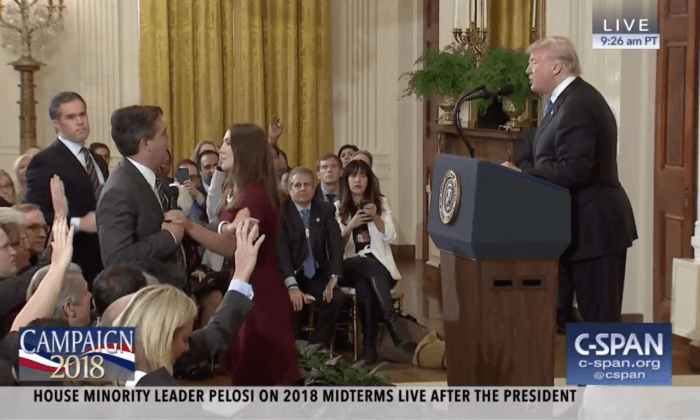 Video Contradicts CNN and NY Times Claims About Acosta Incident
