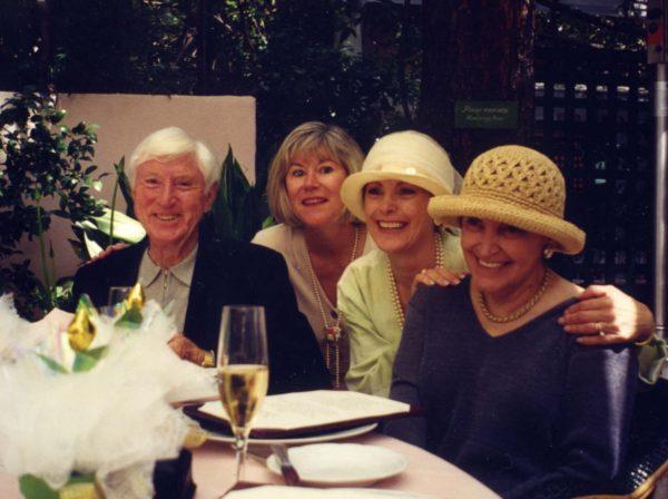 (L-R) Kae Hammond's father Mike, sister Beverly Knutson, Hammond, and her mother during their 50th anniversary. (Courtesy of Kae Hammond)