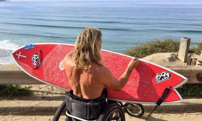 Paralyzed Sea Lover and Surfer Exceeds Limitations