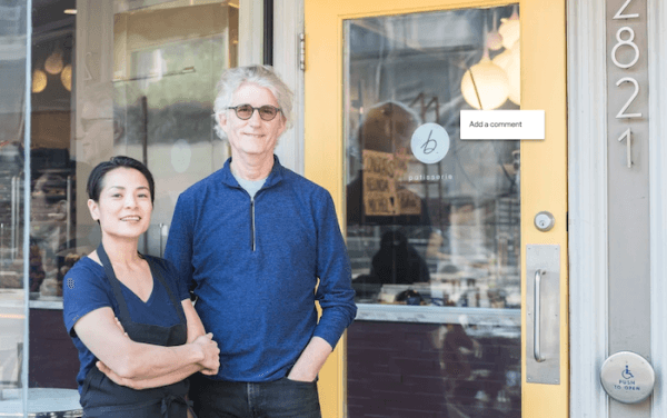 B.Patisserie’s owners, Belinda Leong and Michel Suas. (Courtesy of B. Patisserie)