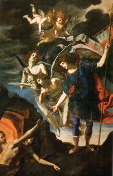 “Archangel Michael Reaching to Save Souls in Purgatory,” 17th century, by Jacopo Vignali. (Public Domain)
