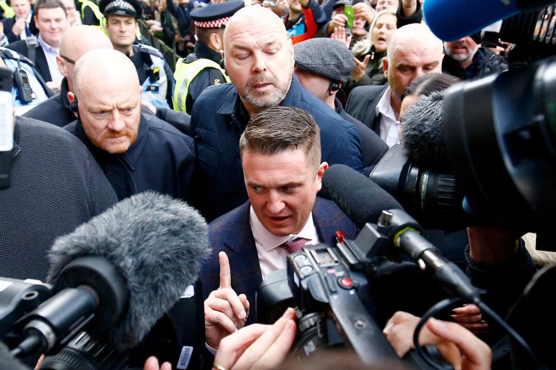 British Activist Tommy Robinson Not Granted Visa in Time for Washington Visit