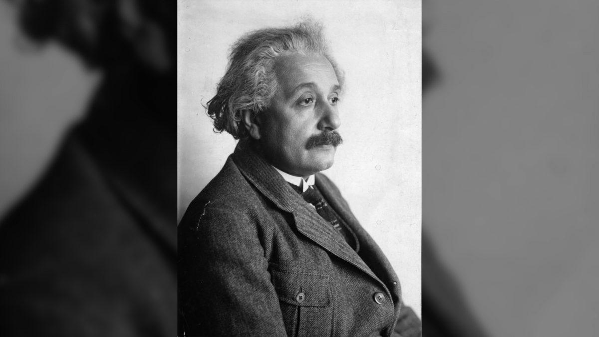 Albert Einstein, the German-Swiss-American mathematical atomic physicist and Nobel prizewinner. (Hulton Archive/Getty Images)