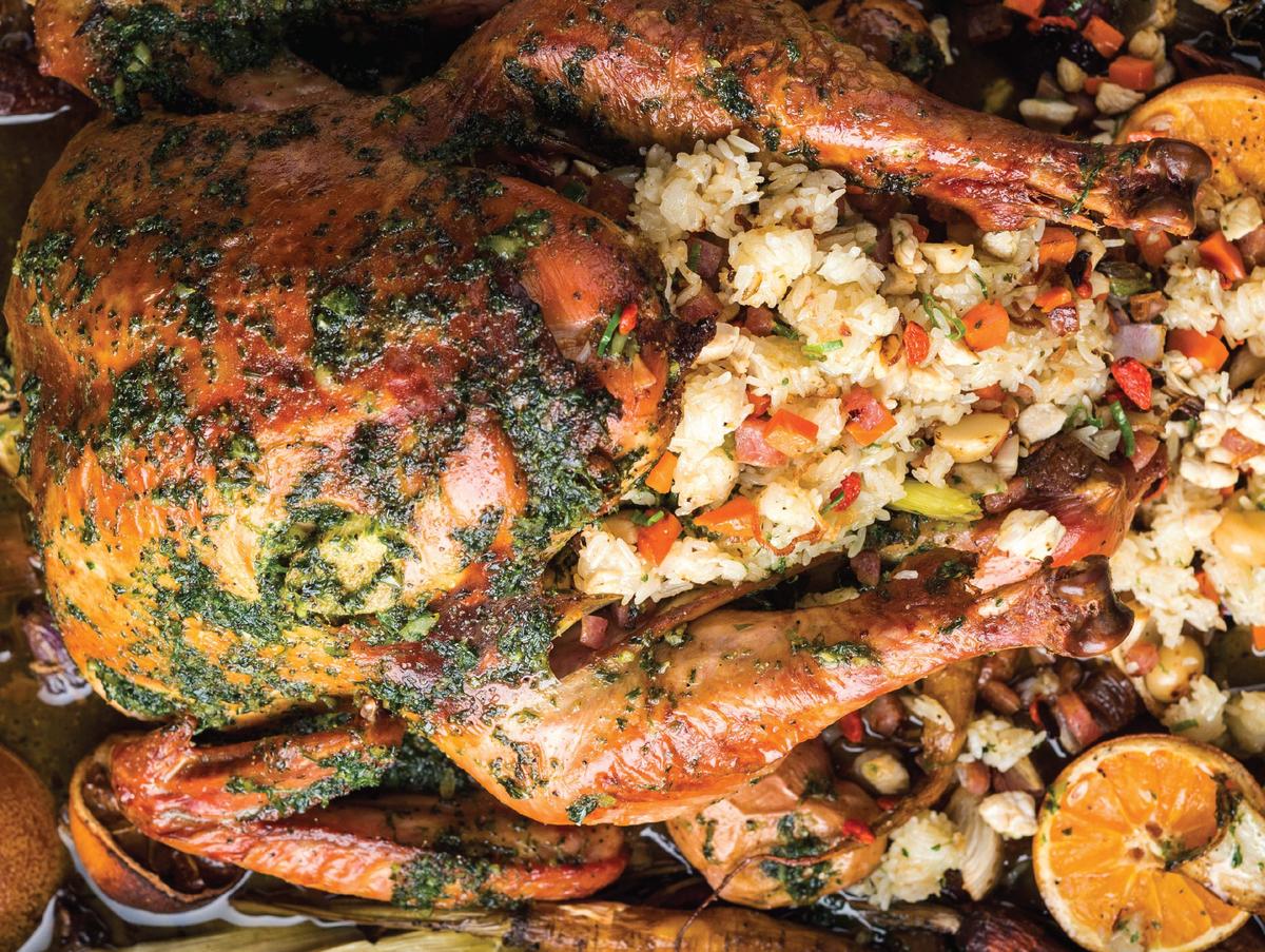 Helene An’s Turkey Stuffed With Sticky Rice