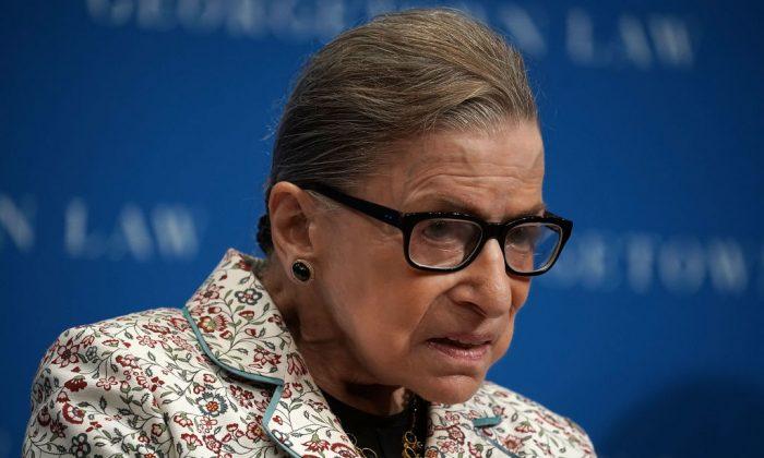Ruth Bader Ginsburg Returns to Work at Supreme Court After Fall