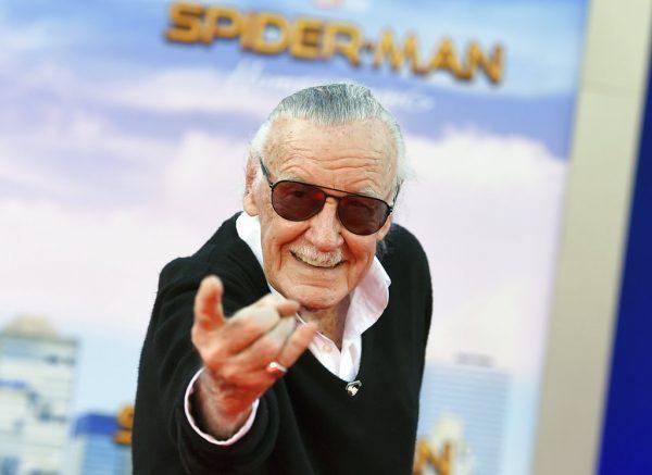 Stan Lee arrives at the Los Angeles premiere of "Spider-Man: Homecoming" on June 28, 2017. (Jordan Strauss/Invision/AP, File)