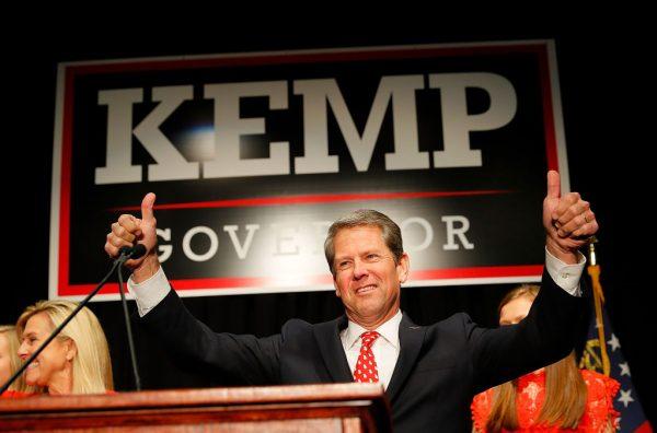 Brian Kemp attends the Election night event at the Classic Center on Nov. 6, 2018, in Athens, Ga. (Kevin C. Cox/Getty Images)