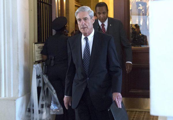 Special Counsel Robert Mueller leaves following a meeting with members of the US Senate Judiciary Committee at the US Capitol on June 21, 2017. (Saul Loeb/AFP/Getty Images)