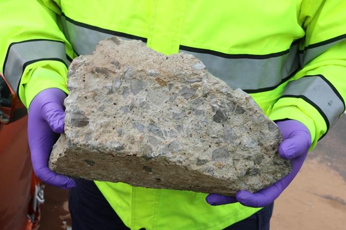 Officials determined the chunk of concrete that hit Joe Shelton Jr. on Nov. 20, 2018, was not from the bridge structure. (Metro Nashville Police Department)