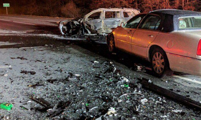 Driver Dead, 5 Injured, in Wrong-Way Interstate Crash in Massachusetts