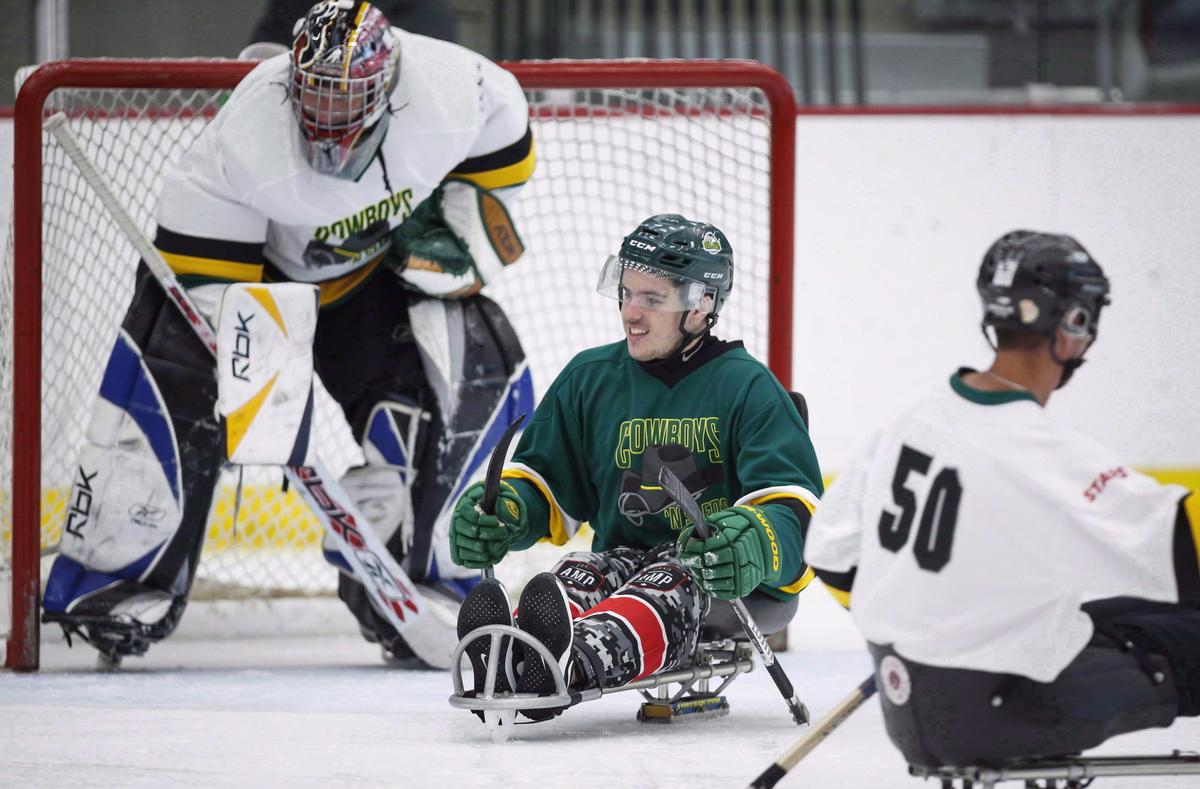 ‘I’m Pretty Pumped:’ On-ice Reunion for Injured Humboldt Broncos Hockey Players