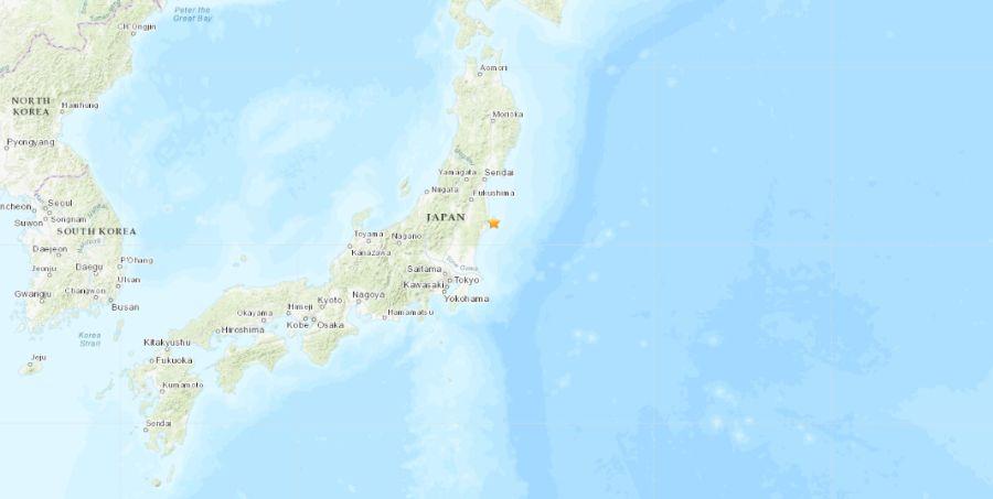 A 5.2 magnitude earthquake struck off the coast of Japan’s Fukushima province on Nov. 23, according to reports. (USGS)