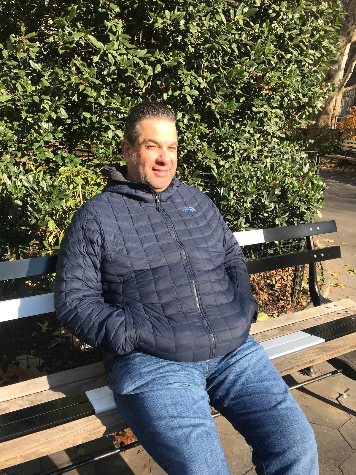 John Gloetzner in Maddison Square Park, New York, on Nov. 23, 2018. (Stuart Liess/The Epoch Times)