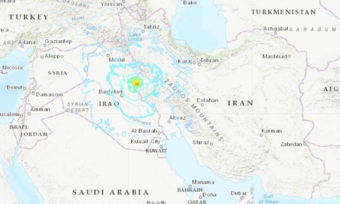 Strong Earthquake Strikes Near Sarpol-e Zahab, Iran; Dozens of Injuries Reprted