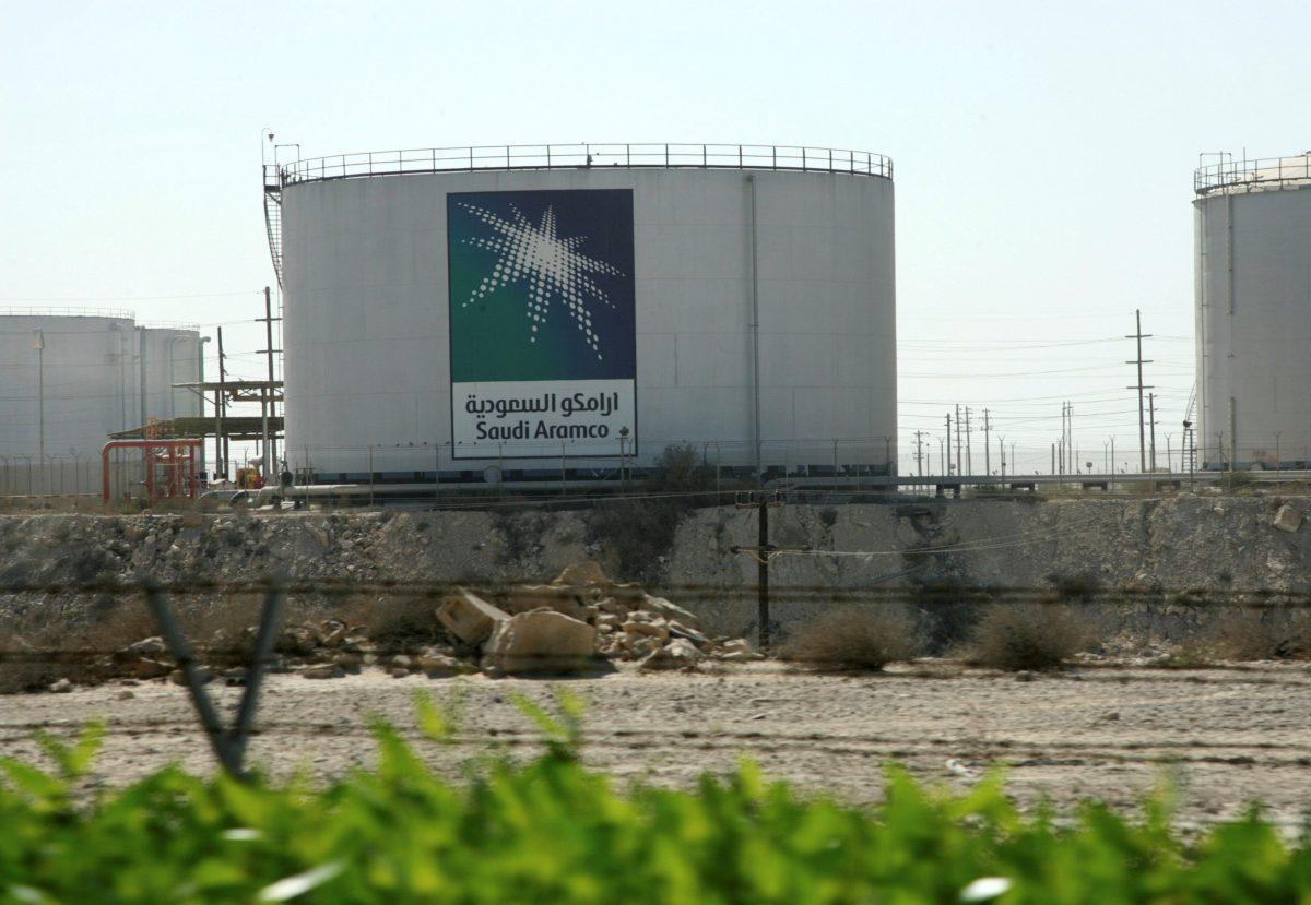 Oil tanks seen at the Saudi Aramco headquarters during a media tour at Damam city on Nov. 11, 2007. (Ali Jarekji/File Photo/Reuters)