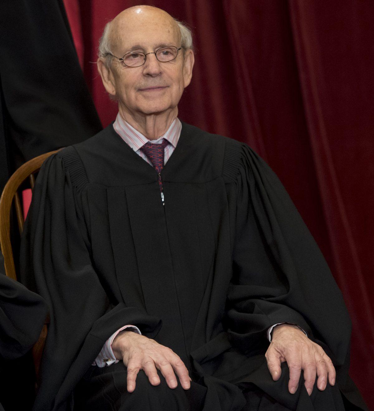 U.S. Supreme Court Associate Justice Stephen Breyer in the Supreme Court in Washington, on June 1, 2017. (SAUL LOEB/AFP/Getty Images)