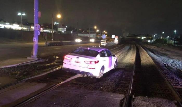 Woman Claims ‘GPS Told Me to Do It’ After Driving on Railroad Tracks, Police Say