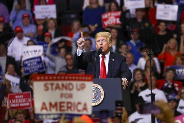 Trump Talks Border, Jobs at Tulepo Rally Ahead of Mississippi Election