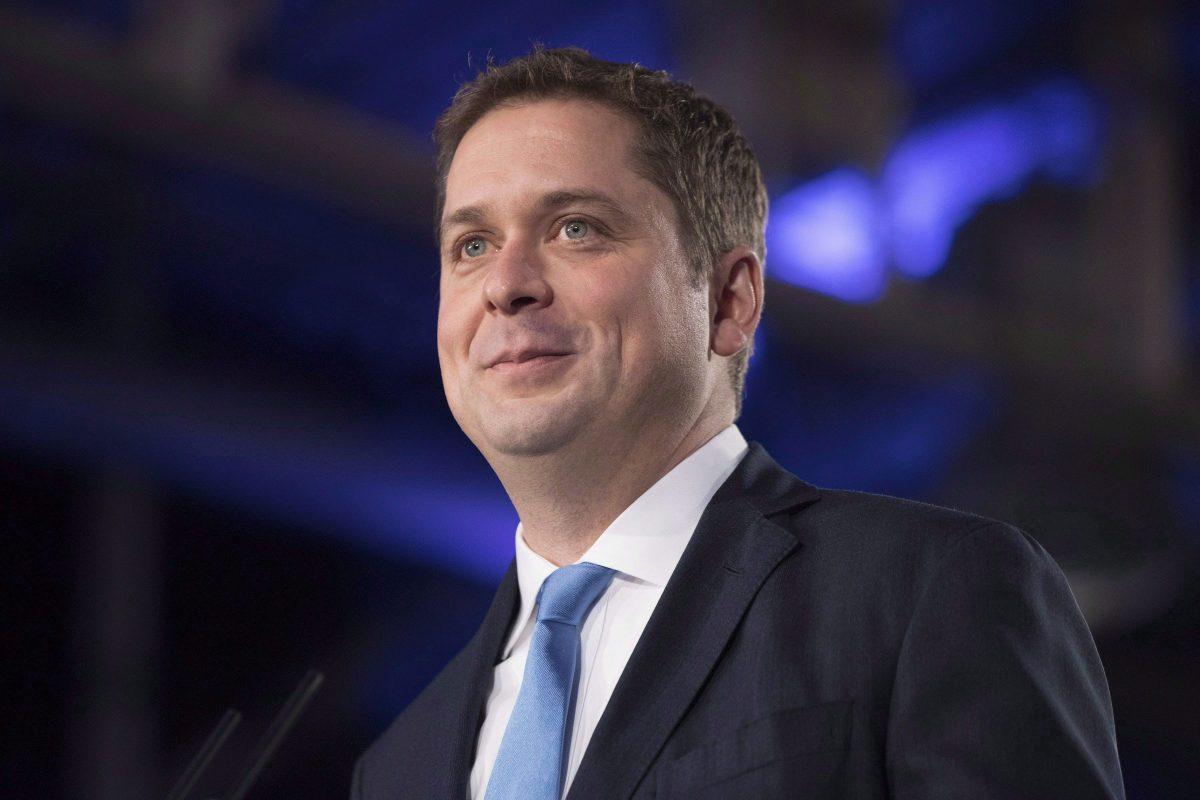 Federal Conservative Leader Andrew Scheer addresses the Ontario PC Convention in Toronto, on Nov. 17, 2018. (Chris Young/The Canadian Press)