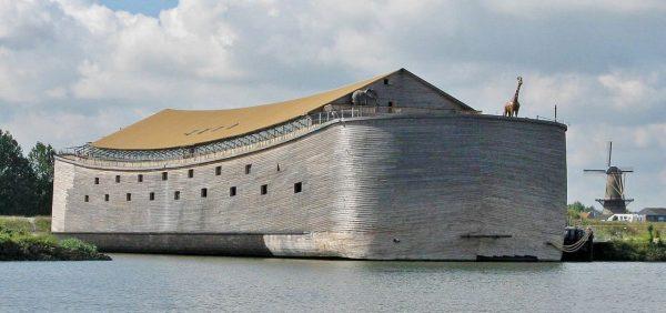 A Dutch carpenter who built a replica of Noah's Ark said he’s going to sail it to Israel (Creative Commons Attribution-Share Alike 3.0 Unported license)