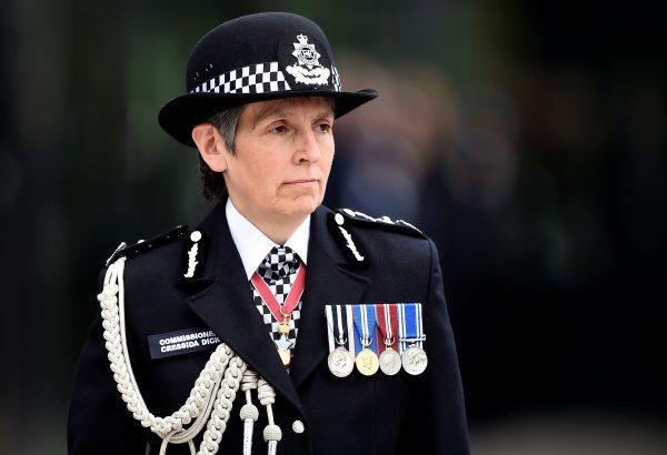 London's Metropolitan Police Commissioner Cressida Dick in London, on April 21, 2017. (Hannah McKay-WPA Pool/Getty Images)