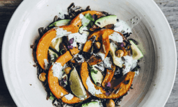 Pumpkin, Wild Rice, and Lemongrass Salad