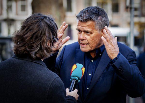 Emile Ratelband, 69, answers journalists' questions in Amsterdam on Dec. 3, 2018. (Robin van Lonkhuijsen/AFP/Getty Images)