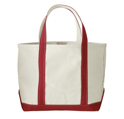 Boat and Tote bag. (Courtesy of LL Bean)