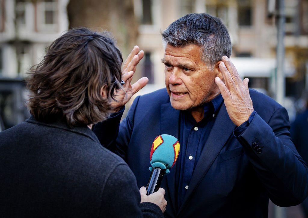 Emile Ratelband, 69, answers journalists' questions in Amsterdam, on Dec. 3, 2018, prior to attend the court's decision regarding his legal bid. (Robin Van Lonkhuijsen/AFP/Getty Images)