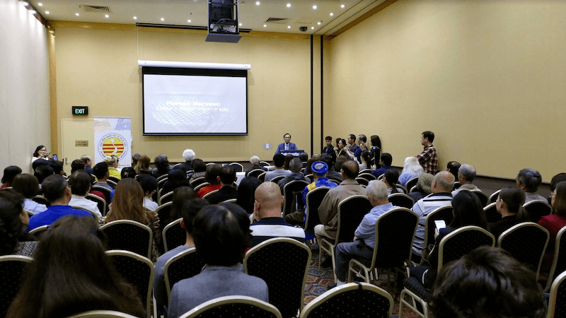 More than 140 Vietnamese attended a film screening and panel discussion on forced organ harvesting in China at a venue in Sydney, Australia, on Dec. 5, 2018. (Loritta Liu/The Epoch Times)