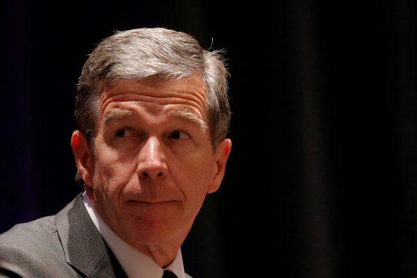 North Carolina Governor Roy Cooper takes part in a meeting in Providence, Rhode Island, on July 13, 2017. (Brian Snyder/Reuters)