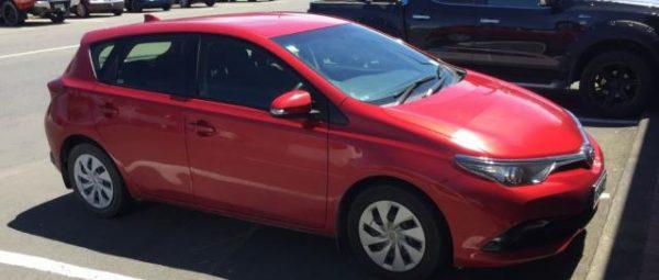 A vehicle identified by the New Zealand police as connected to the murder of Grace Millane. (New Zealand Police)