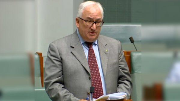 Michael Danby MP, introduces the Magnitsky Bill in the Lower House of the Australian Parliament on Dec. 3, 2018. (Parliament of Australia)