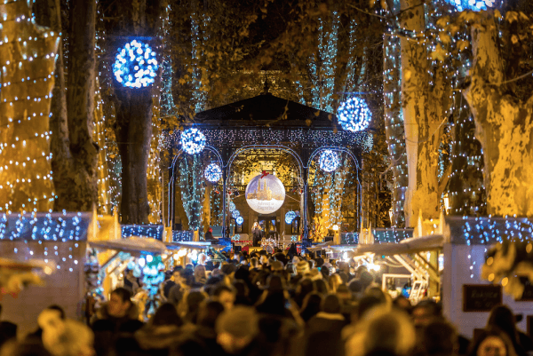 Twinkling lights and rows of kiosks transform Zrinjevac Park into a winter wonderland—and Christmas shopping central. (Julien Duval/Zagreb Tourist Board)