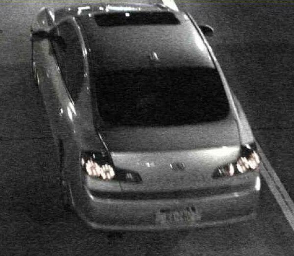 A surveillance image of the vehicle registered to a known gang member that police officials said was involved in a Dec. 9, 2018, road rage incident that left an off-duty firefighter dead. (New York Police Department)