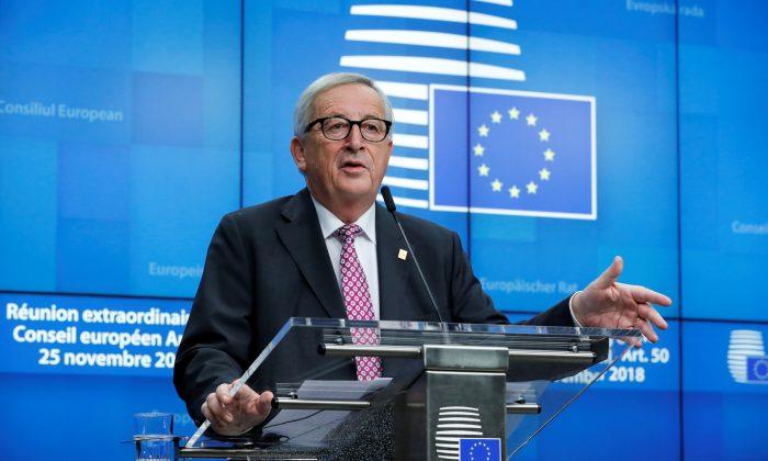 ‘No Room Whatsoever for Renegotiation’ of Brexit Deal, EU Head Juncker Says