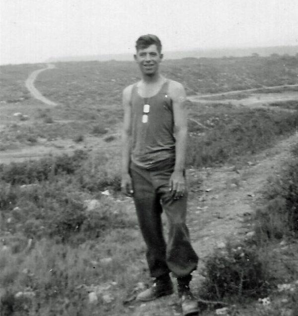 A young Art Schmitz while serving in the United States Army. (Courtesy of Larry Schmitz)