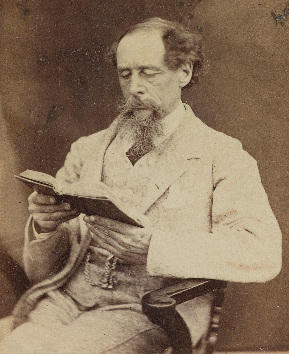 Charles Dickens, 1863, by Robert Hindry Mason. Albumen print. The Dannie and Hettie Heineman Collection. The Morgan Library & Museum. (The Morgan Library & Museum)
