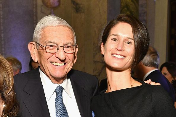 Eli Broad and Gerun Riley attend the Getty Medal Dinner 2017 at The Morgan Library & Museum on Nov. 13, 2017 in New York City. (Dia Dipasupil/Getty Images for J. Paul Getty Trust)