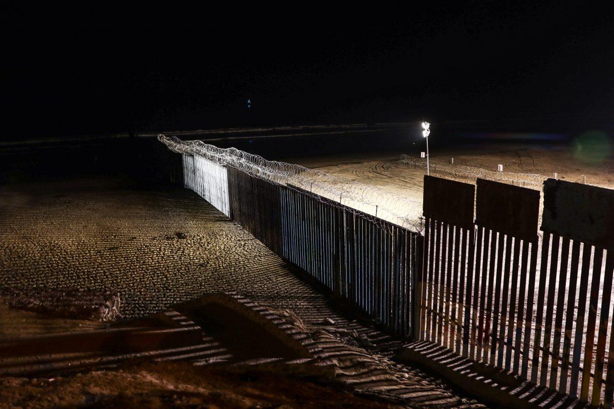 The U.S.-Mexico border fence at Playas de Tijuana in Tijuana, Mexico, on Nov. 26, 2018. (Charlotte Cuthbertson/The Epoch Times)