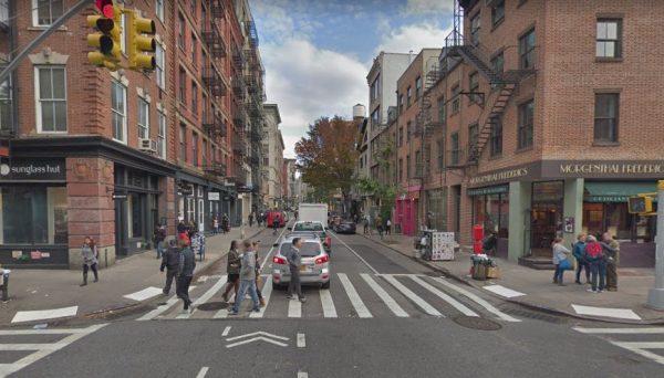 Police and the girlfriend went to his SoHo apartment on Spring Street, where his remains were found after midnight. (Google Street View)
