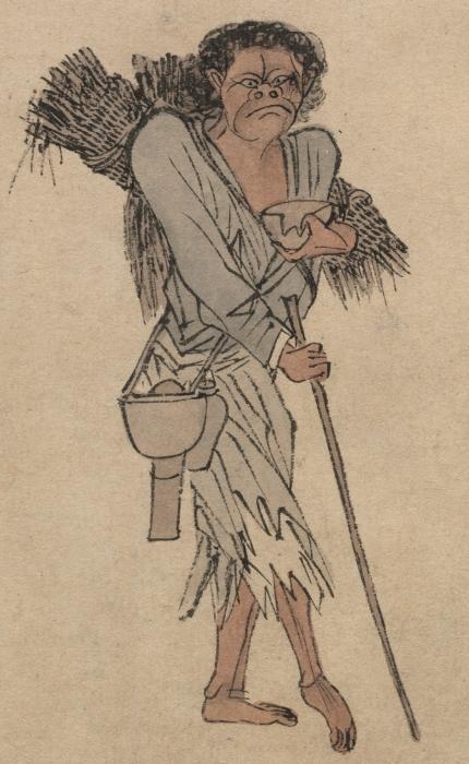 If a beggar wanted to attend your grandson’s wedding, would you let him? A detail from “Beggars and Street Characters,” 1516, by Zhou Chen. Cleveland Museum of Art. (Public Domain)