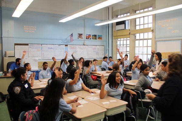 A classroom full of mentees. (Courtesy of BBBS of NYC)