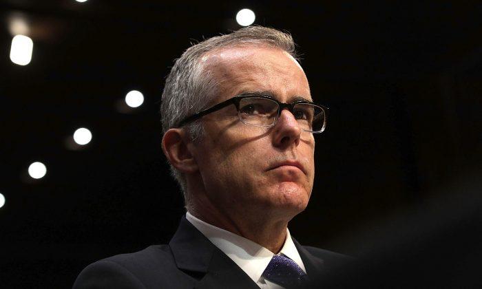 CNN Contributor Andrew McCabe, Fired From FBI for Lying, Says He Won’t Talk About DOJ IG Report