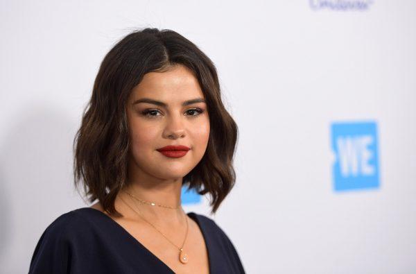 Selena Gomez attend WE Day in California, April 19, 2018. (Matt Winkelmeyer/Getty Images)
