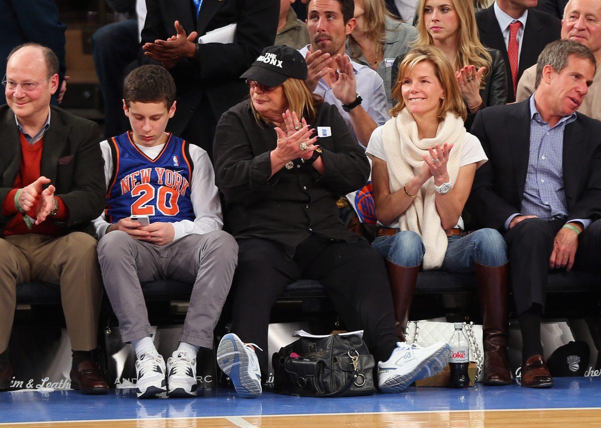Director Penny Marshall attends the game between the New York Knicks and the Memphis Grizzlies at Madison Square Garden in New York City, on March 27, 2013. (Bruce Bennett/Getty Images)