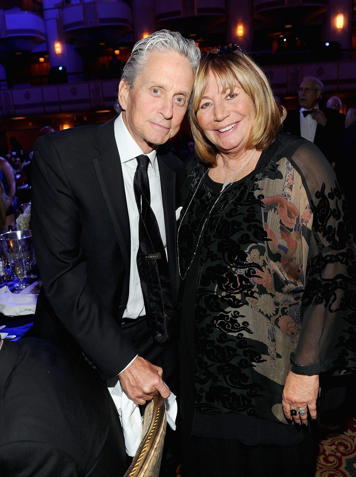 Actor Michael Douglas and director Penny Marshall attend the 33rd Annual Police Foundation gala at The Waldorf Astoria in New York City, on June 2, 2011. (Jamie McCarthy/Getty Images)