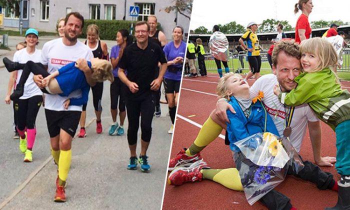 Dad and disabled son ‘run’ marathon 3 years in a row and inspire others with their bond